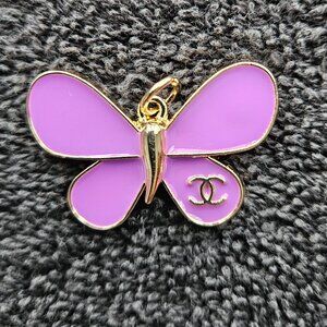 Beautiful Purple Butterfly Charm